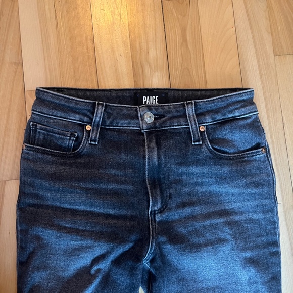 PAIGE Cindy High Waisted Straight Leg Crop Jeans - Picture 3 of 5